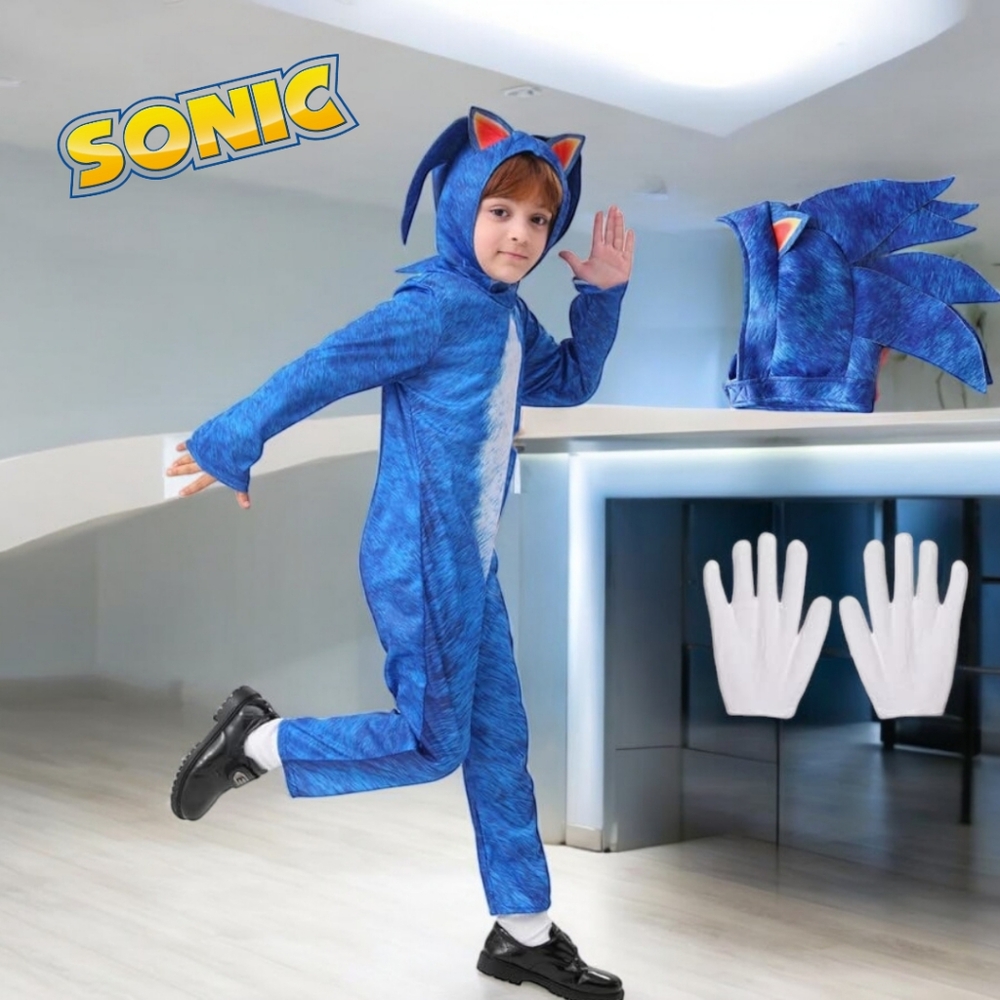 Kid's Sonic 2 Movie Sonic Costume, S